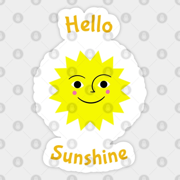 Hello sunshine Sticker by YaiVargas